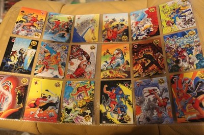VALIANT ERA 1993 UPPER DECK MADE USA COMPLETE SET 120 TRADING CARDS IN SLEEVES