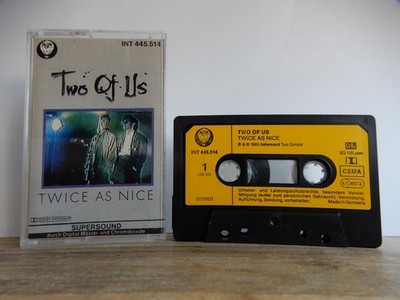 TWO OF US TWICE IS NICE KASSETTE TAPE MC CrO² 1985 INTERCORD 80's