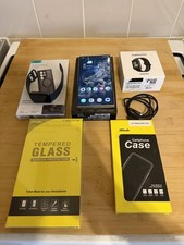 Samsung Galaxy S24 Ultra 256GB Titanium Grey Unlocked Bundle with Band 3 Watch
