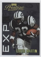 1999 Playoff Prestige EXP Reflections Gold 284/1000 Curtis Martin #EX111 HOF 0l2