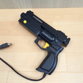 SEGA SATURN white console bundle with Virtua gun controller & 3 games Japanese