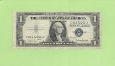 1935G $1 SILVER CERTIFICATE  C 8127 2061 J  ....  1935G $1  C-J
