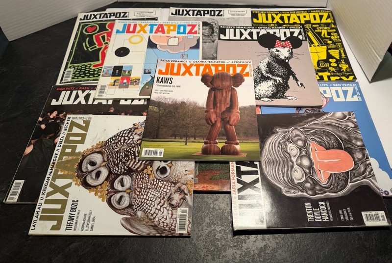 Lot of 11 Juxtapoz Magazines 2014–2016 Art + Culture Street Art Run