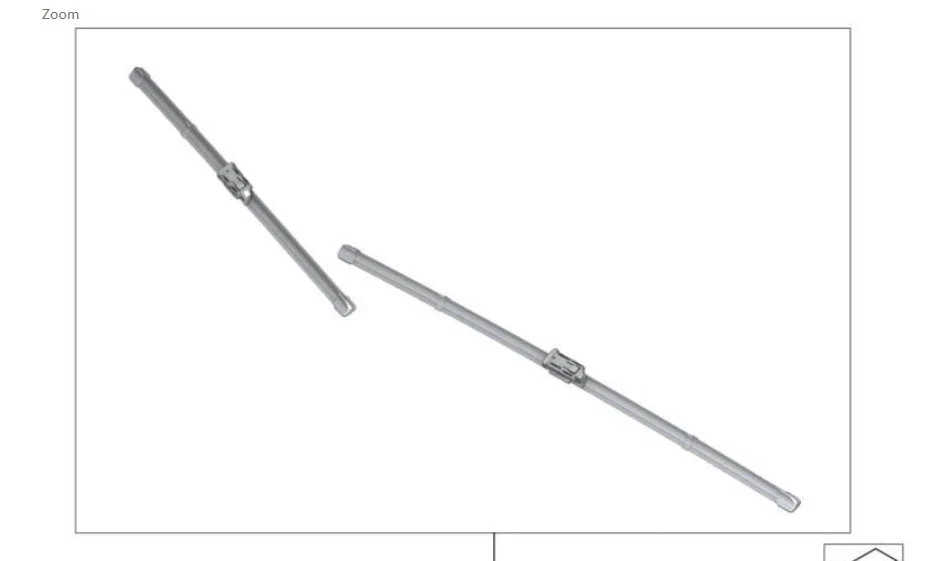 NUEVO PAR DE LIMPIAPARABRISAS DELANTERO PARA TOYOTA SUPRA 2020-2023 / GR SUPRA Foto 3 de 4