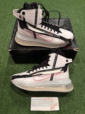 Size 11 - Nike Air Max 720 Saturn Men's White High Top Sneaker (AO2110-100) NEW