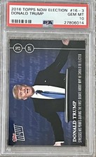 2020 Topps Now Election Trading Cards Checklist and Print Runs 24