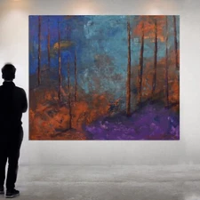 Mark Little Professional Artist Canvas￼ painting￼ 72”X 60”Abstract,Landscape,6ft