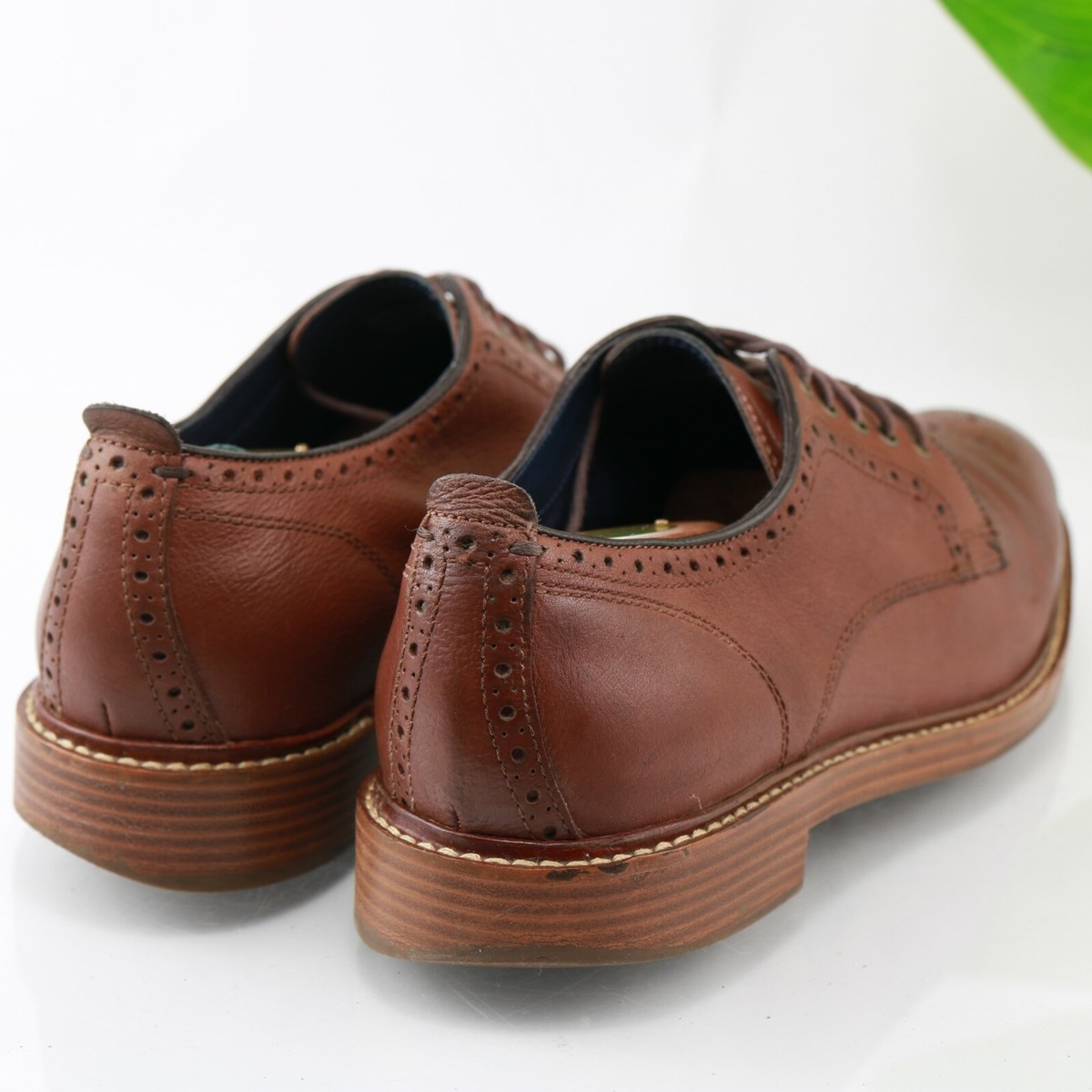 Cole Haan Mens Kennedy GrandOs Oxford Size 8.5 M Cognac 