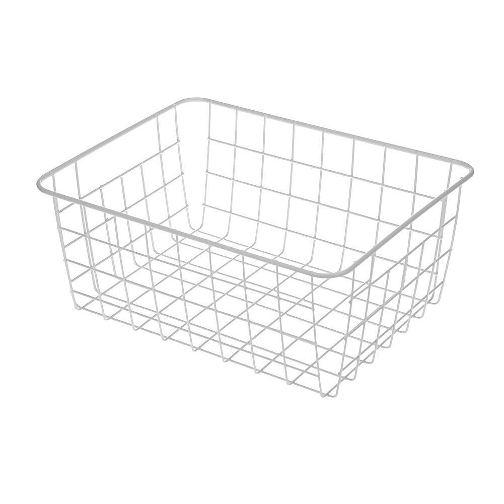 Iron Art Storage Basket Home Desktop Metal Sundries Organizer Container