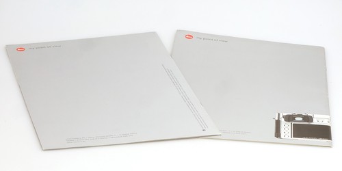 2 Original Leica Prospekte - Die neue Leica Summarit-M-Familie / Leica D-System - Picture 2 of 2