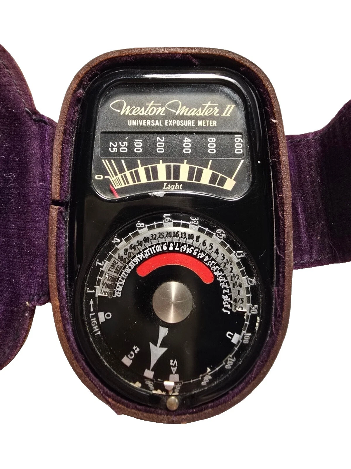 Fotografía analógica Weston Master II medidores de luz