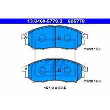 ATE Bremsbeläge 13.0460-5778.2 Bremsklötze für Nissan Pathfinder III R51