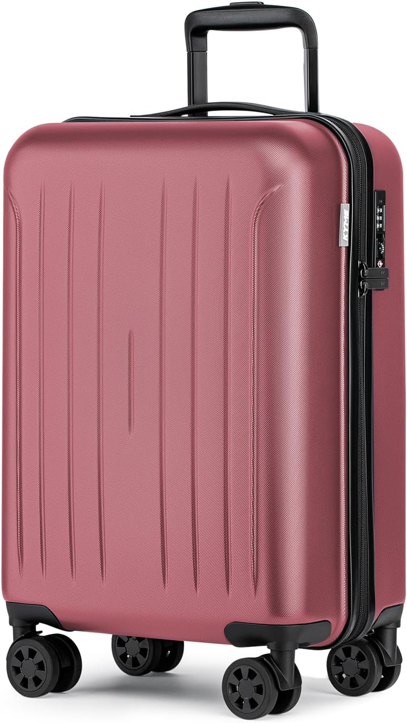 TSA-Approved 20-Inch Hardside Carry-On Luggage with 360° Spinner Wheels