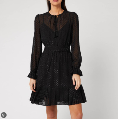 Michael Kors Black Dress size L / As new / Worn once