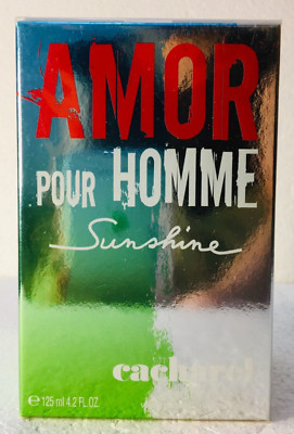 Amor pour Homme Sunshine Cacharel for Men Eau de Toilette 125ml New Sealed Box
