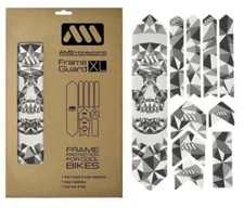 All Mountain Style AMS Frame Guard XL Protection Stickers Fractal/Skull