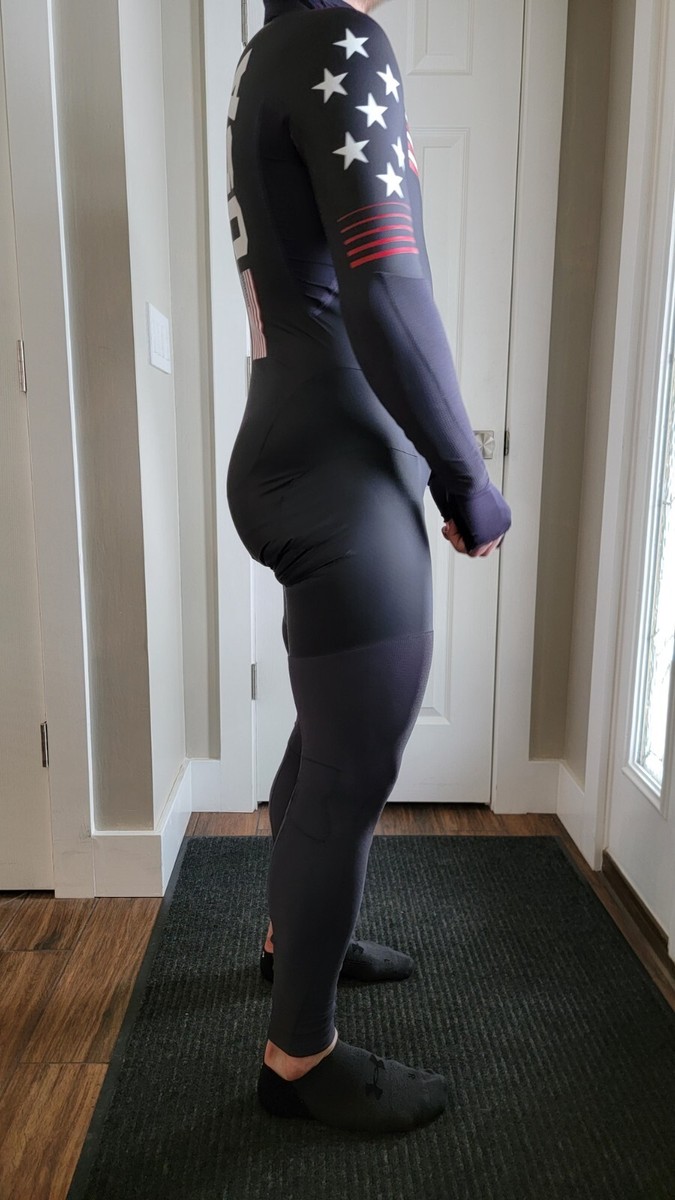 Sportful BodyFit Speedskin ジャージ size:L USA Rubber SpeedSkating FullBody suit Olympic Speedsuit