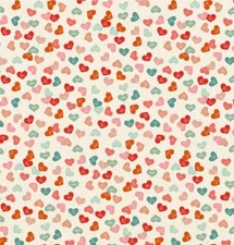 Dear Stella Sweet On You Conversation Hearts Cotton Quilt Fabric By The Yard
