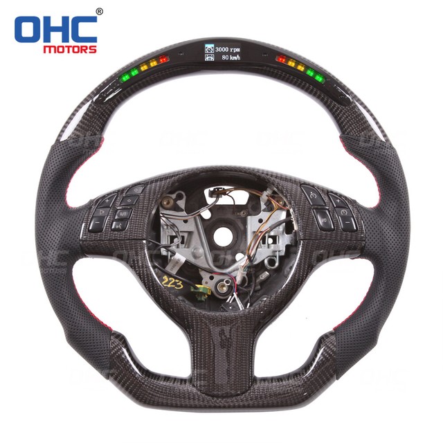 LED Performance Steering Wheel for BMW E46 / M3 Carbon ...