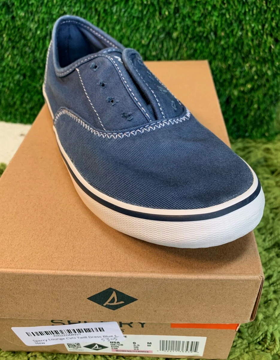 Sperry Lounge CVO Twill Women Sneakers \u0026 Athletic Shoes Dress Blue Size:US6  NIB | eBay