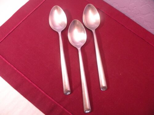 Set of 3 Cambridge PARADISE Stainless Oval Soup Spoons 7 5/8"