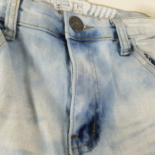 G Star Jeans Boys 16 Blue Moto Distressed Skinny Leg Light Wash Denim W26 x L27 - Picture 11 of 19