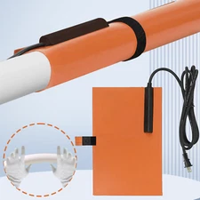 PVC Pipe Heating Blanket, ½"-1½", 120V, 200W, Silicone