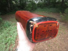 Antico cuscino cinese oppio 12" x4 1/2" x 3" laccato provincia del Fujian