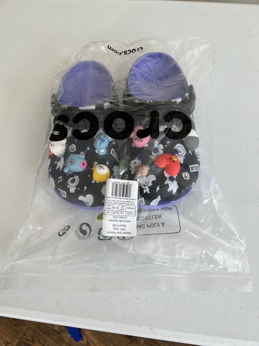 BTS BT21 x CROCS Classic Clog W/ Jibbitz Charms 2022 LIMITED BTS BT21 x CROCS Classic Clog W/ Jibbitz Charms 2022 LIMITED