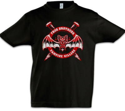 Frog Brothers Kids Boys T-Shirt Lost Vampire Killers Boys Fun Bat Transylvania