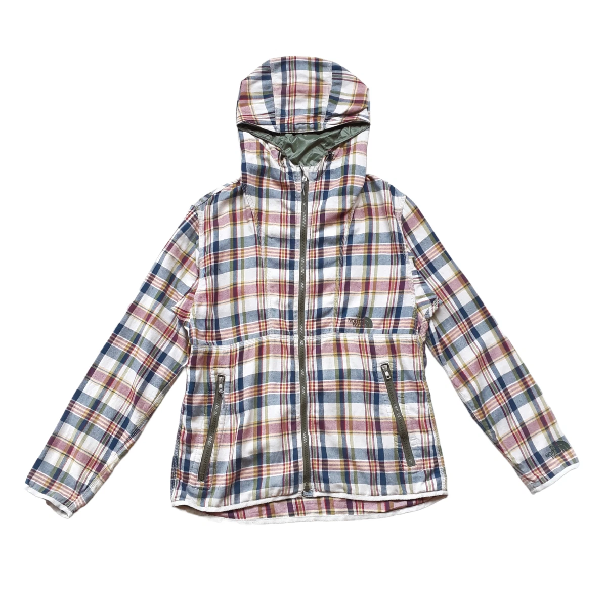 North face top checkered jacket