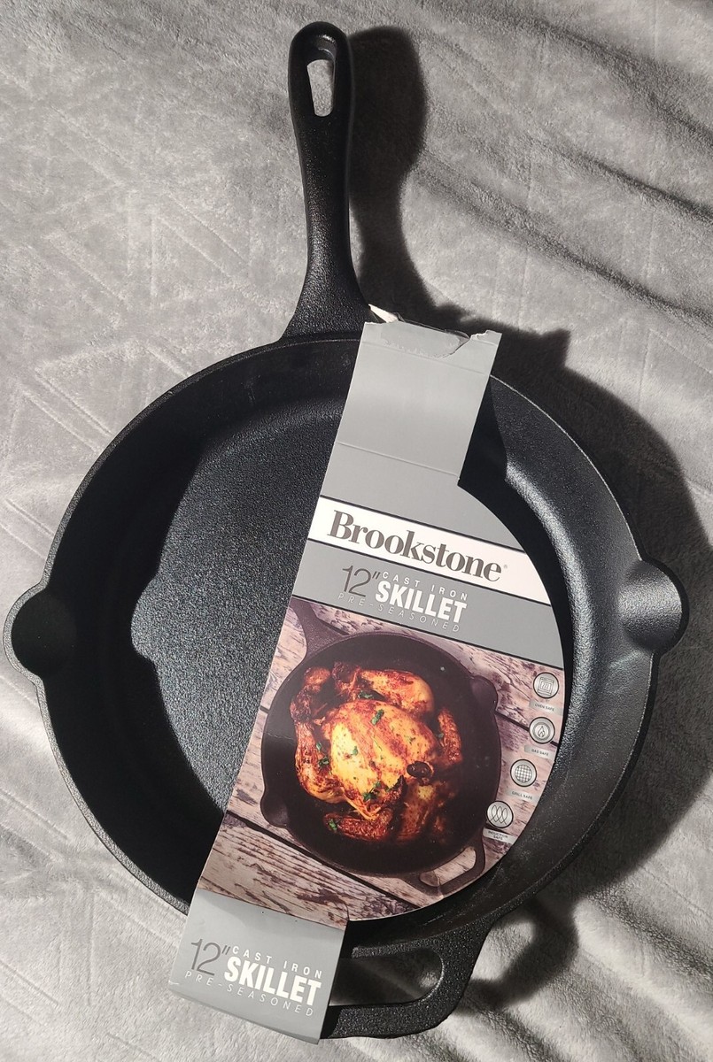 Brookstone 12 In.cast Iron Skillet | eBay