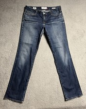 Lucky Brand White Oak The Sweet Straight Jeans Women’s 10/30 Denim Made In USA