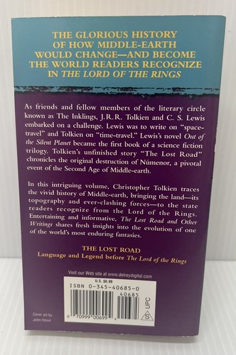 J.R.R. Tolkien Lot 3 Books Shaping of Middle Earth Lost Road Unfinished Tales - Imagen 6 de 8