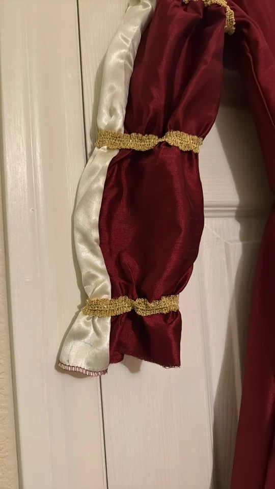 Girls Renaisance Fair Dress up Gown Dress sz M L - Image 4 of 4