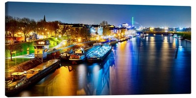 Leinwandbild Duisburg Hafen Dammstr - Daniel Heine