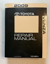 Toyota Venza 2009 OEM Shop Service Repair Manual Electrical Diagnostic Interior