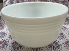 Pyrex Hamilton Beach #17 Mixing Bowl 8.5" Milk Glass Vintage Racine WI - USA