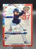 Travis Bazzana 2025 Panini Prospect Edition Red Ice Prizm #13 Guardians