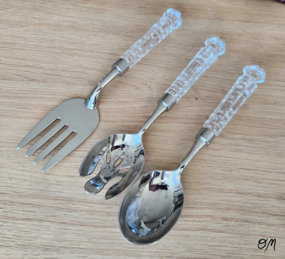 Silver Treasures by GODINGER✭サーバースプーンセット Silver Treasures By Godinger Serving Set | eBay