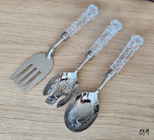 Juego de 3 utensilios de colección Shannon Crystal Godinger Versailles