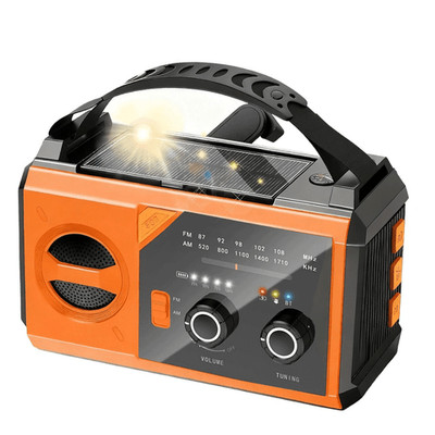 20000mAh Solar Kurbelradio  5.3 Notfall Power Bank LED Camping