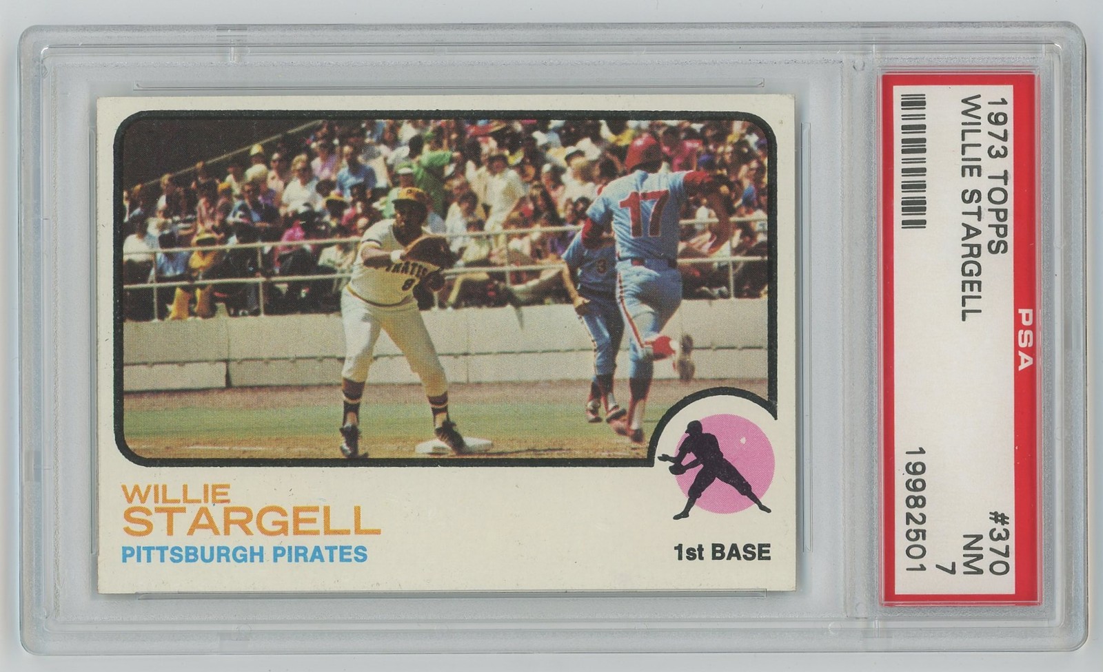1973 Topps #370 Willie Stargell PSA 7