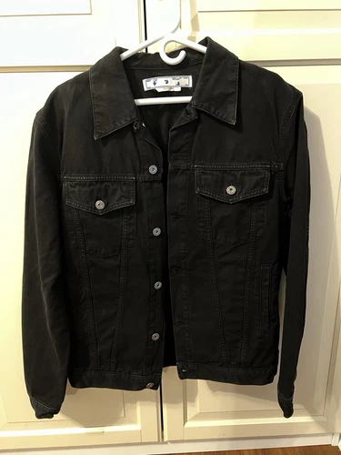 Giacca denim nero OFF WHITE