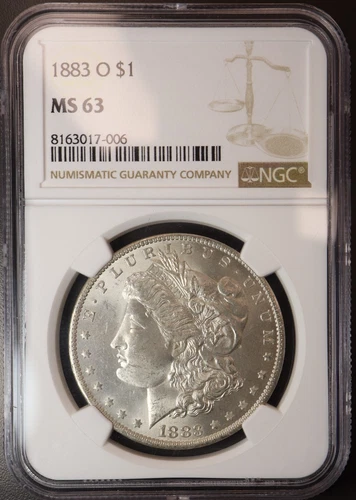 1883-O New Orleans Morgan Silver Dollar, Slabbed, NGC MS 63 NO RESERVE .99 START