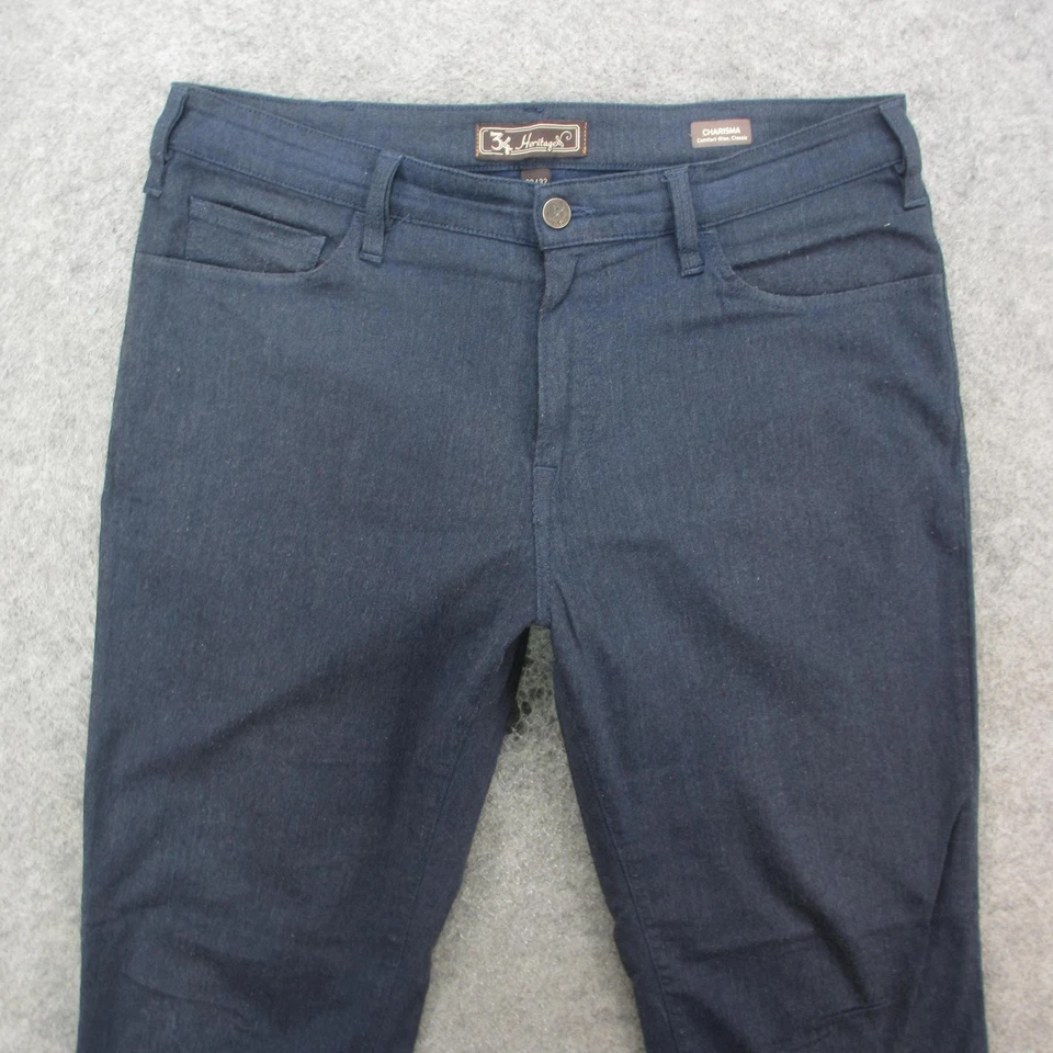 Jeans 34 Heritage para hombre 38x32 azul oscuro carisma tiro cómodo de mezclilla elástica Foto 2 de 4