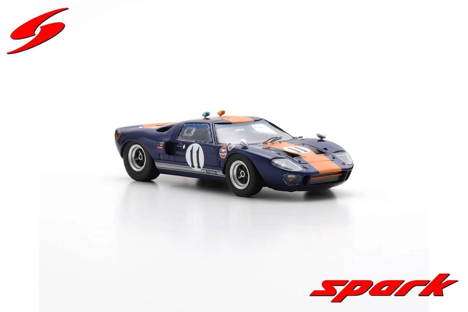 Spark S4541 1/43 GT40 NO.11 6TH DAYTONA 24H 1967 J. ICKX - D. THOMPSON - Imagen 3 de 4