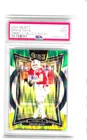 2024 PANINI SELECT GREEN & YELLOW SHOCK PRIZM DRAKE MAYE RC GRADED PSA 9 MINT