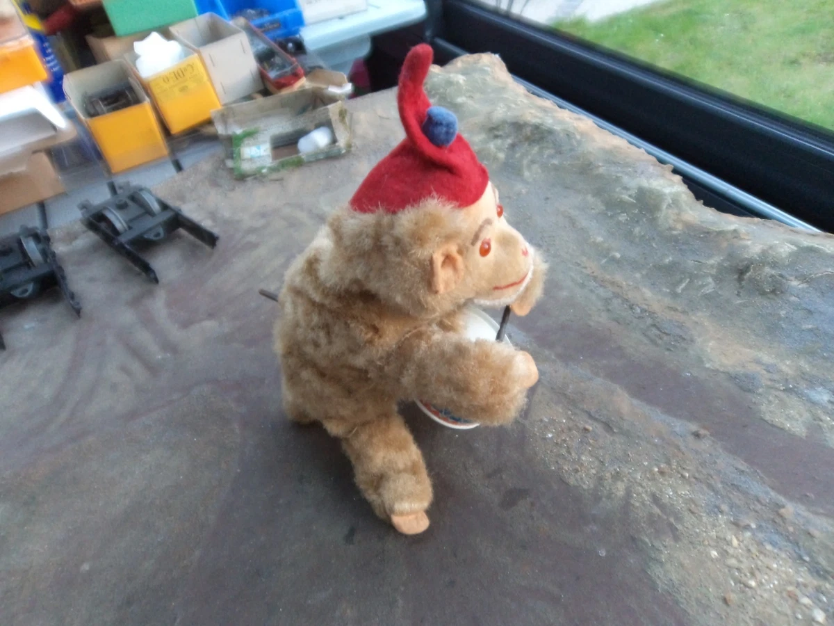 Ours - Singe ancien en peluche pour poupée ancienne Jumeau, bru, sfbj
