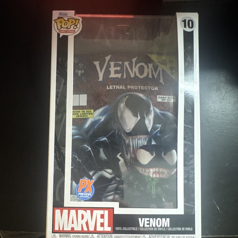 Funko Pop! Comic Covers Marvel Venom Lethal Protector Pop! Vinyl #10 PX